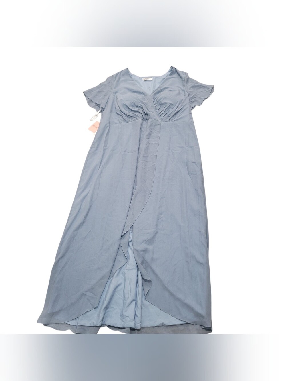JJ's House Dusty Blue Chiffon Dress  Size 26W